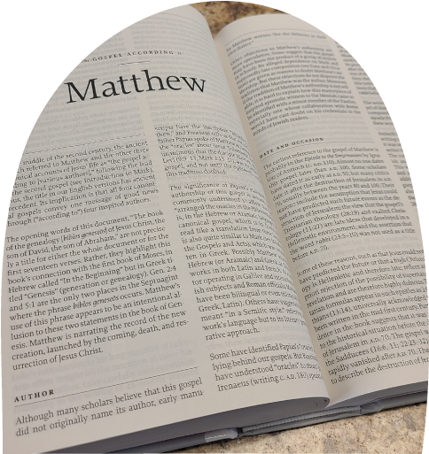 Open Bible, Book of Matthew